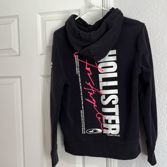 Hollister XS HoodieSweatshirt Men’s Black - Picture 4 of 4